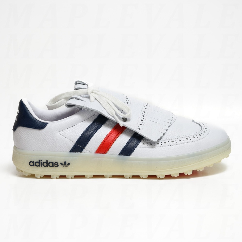 adidas CourseCup Spikeless Golf Shoes - Men's Sz 10 - White/Red/Blue IH2266 NEW